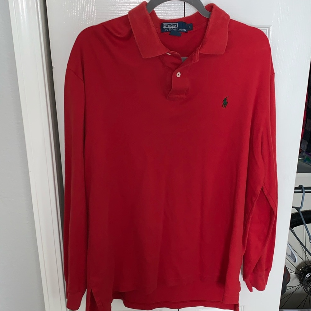 Polo by Ralph Lauren Long Sleeve Polo Size Large